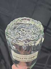 🌹Cote Des Roses WINE BOTTLE Rose Bottom/Pink Glass Stopper COLLECTIBLE EMPTY