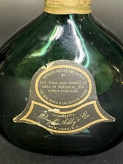 Vintage Empty Green Glass Mateus Rose Wine Bottle 6.1 fl. oz. Frontier Airlines.