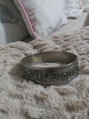 Vintage Segura Viudas Pewter 4&Prime; Round Base (only) for Wine/Champagne bottles