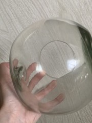 Glass Demijohn Carboy Apple Pumpkin Shaped Wine Jug Terrarium Planter 6.5&Prime;
