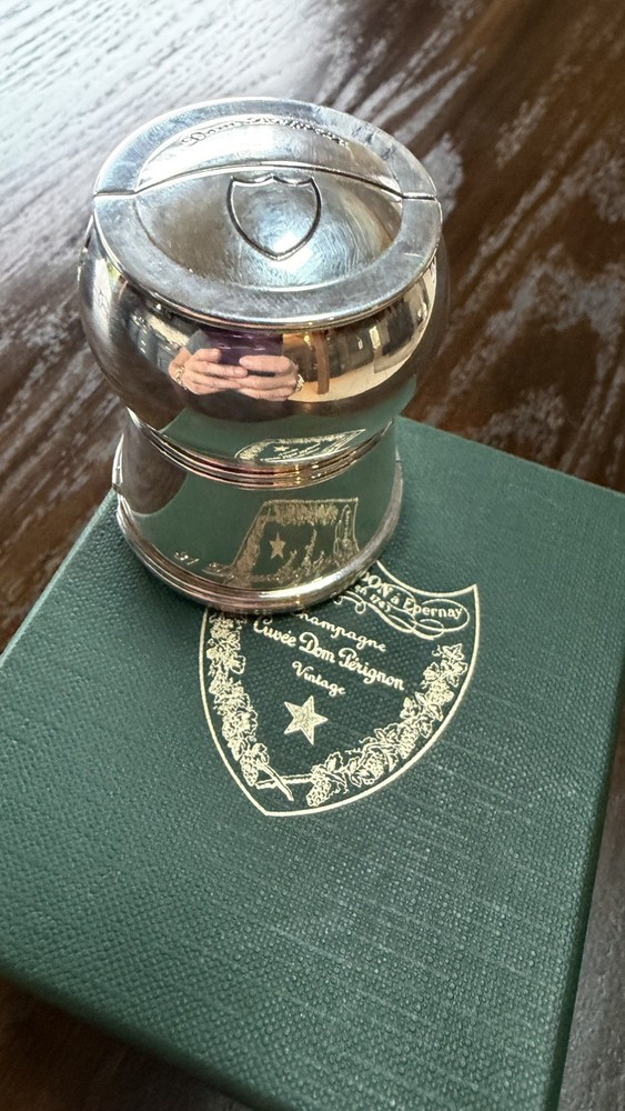 Dom Perignon Christofle Silver Cork Saver Keepsake Collectible