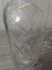 Embossed Grape Lattice Dixie Wine Co Richmond Va Early Glass Bottle One Quart