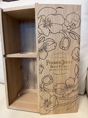 Perrier Jouet Champagne Maison Pondée En 1811,Product Of France Heavy Empty Case