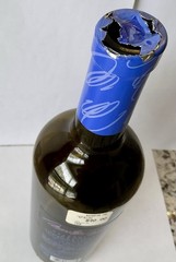 Empty MARILYN Merlot 2007 Unwashed Wine 750ml Bottle without the cork.