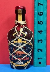 Raffia Wrapped Wine Decanter with Tin Cap – Portugal – Vintage 1950’s
