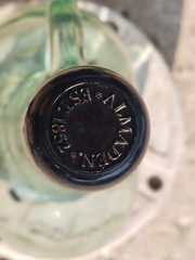 Empty Vintage Wine Bottle Half Gallon
