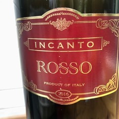 3 Litter empty Bottle Of The Incanto Rosso Red Wine 2016 From Puglia Region.
