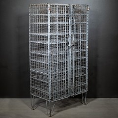 Antique 50 Bottle French Wine Cage c.1930-1940