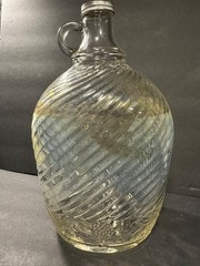 Vintage Italian Swiss Colony California 1950&rsquo;s Glass Gallon Wine Bottle Empty