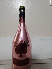 ACE OF SPADES ROSE (ARMAND DE BRIGNAC) 750ML EMPTY CHAMPAGNE BOTTLE No BOX