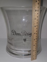 1990 Dom Perignon Champagne Cooler Bucket By Martin Szekely Signed, Acrylic