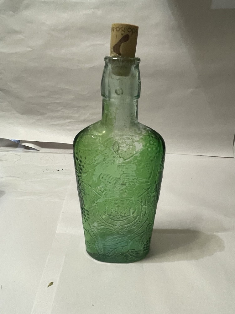 Vintage Embossed Liquor / Wine Bottle Made In Spain 1994 See Description