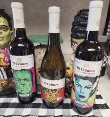 Glows Dark 3 Universal Monster Empty Bottles Frankenstein Bride Mummy 19 Crimes