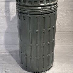 French Glass Woven Plastica Demijohn Bottle Rustic Farmhouse Antique