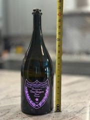 Rare Jerboam Dom Perignon Rose Luminous Pink Light Up 1 Empty Bottle 3L