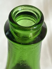Vintage André Cold Duck 4/5 Quart Green Glass Wine Bottle Modesto CA