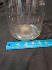 Antique Garrett & Co. American Wine Glass Bottle w/ Eagle Shield Logo 1 Gallon