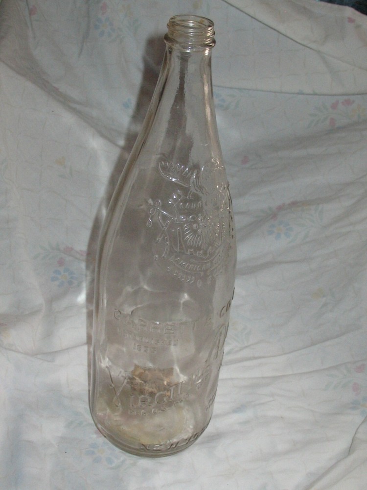 GARRETT & CO INC BOTTLE VIRGINIA DARE WINE BOTTLE NEW YORK ~NICE!