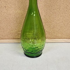 Vintage 4/5 Quart Gallo Wine Flavor Guard Bottle Embossed Grapes Green Glass