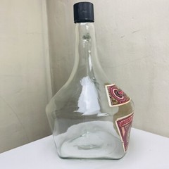 Vintage Gold Seal Wine New York State Burgundy One Half Gallon Tilt Decanter
