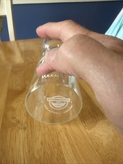 Big Mouth Wine clear blown glass Finally a Wine glass that fits my needs B604