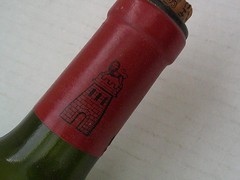 Vtg 1949 Grand Vin De Chateau Latour Empty WINE BOTTLE France