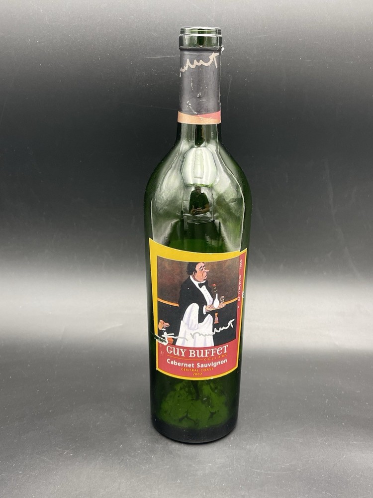 Guy Buffet Cellars 2002 Cabernet Sauvignon Empty Bottle Artwork by Guy Buffet