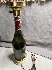 Vintage Wine Bottle Lamp – Unique and Upcycled Decor