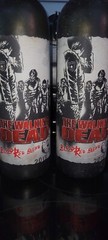 The Walking Dead 2015 Blood Red Blend, Rick Grimes, Empty Wine Bottles With Cork