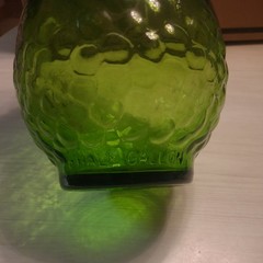 Gallo Wine ~ Half Gallon Flavor Guard Bottle ~ Vintage Green Glass with Grapes