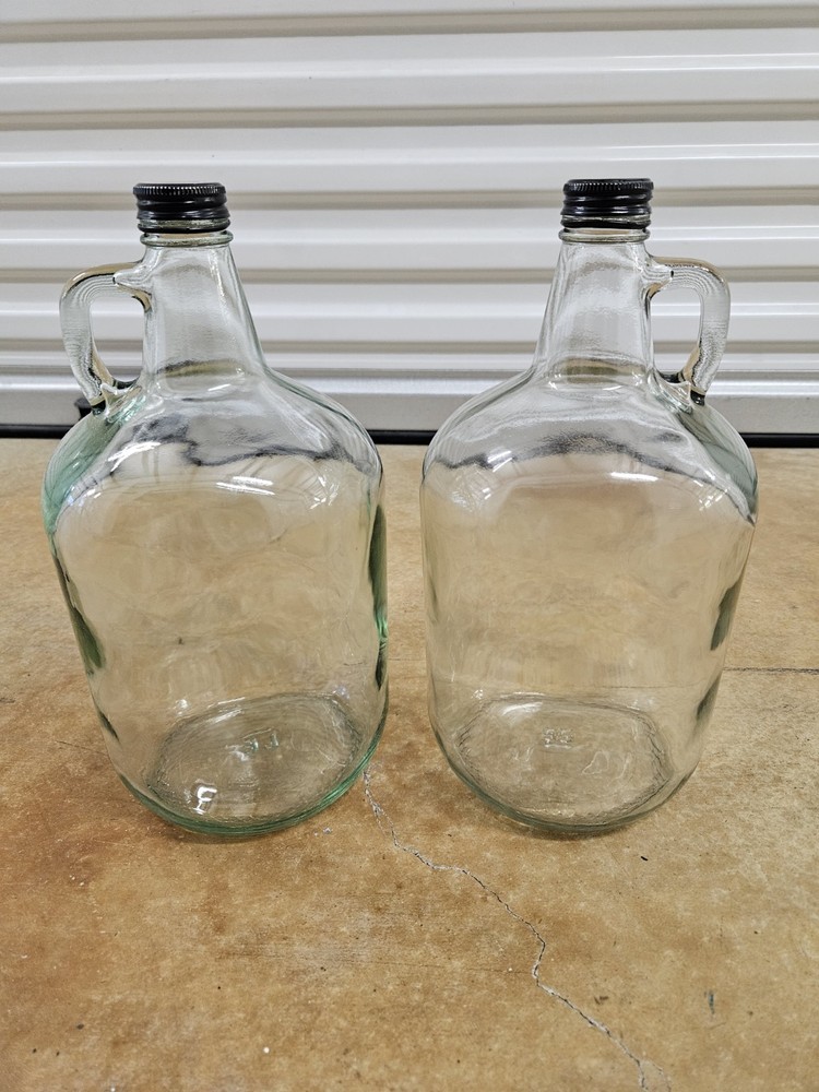Wine Jugs 1 Gallon Each Set Of 2