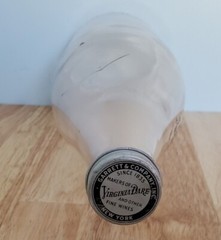 Garrett & Co. Inc Virginia Dare Large Tall 1/2 Gallon Wine Bottle With Cap