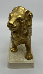 Barsottini Porcelain Wine Bottle Lion w/Cork Excellent Condition
