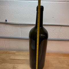 XXL Wine Bottle – 21&Prime; Antique Green – 5 Liters – Bordeaux Bottle