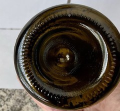 Empty MARILYN Merlot 2007 Unwashed Wine 750ml Bottle without the cork.