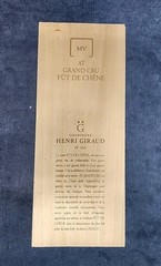 Henri Giraud Champagne Bottle Wood Gift Box Ay Grand Cru Fut De Chene u-11G