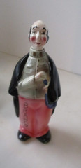 1950&rsquo;s Vintage Waiter Brandy Whiskey Decanter Ceramic