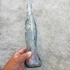 Vintage CEVIN Glass Fish Bottle 75CL3 Chianti Wine Bottle Decanter 13.5&Prime; Tall