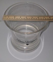 1990 Dom Perignon Champagne Cooler Bucket By Martin Szekely Signed, Acrylic