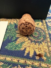 Cuvee Dom Perignon Vintage 1990 EMPTY Bottle with Original Box & Book and cork