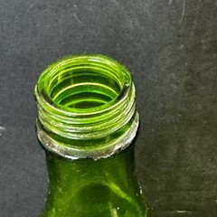 Vintage Carlo Rossi Green Glass Wine Bottle Flavor Guard Grape Cluster Embossed