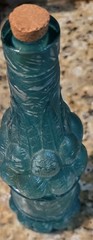 11&Prime; Vintage Morey Mallorca Distillerias Wine Bottle Embossed Grapes With Cork