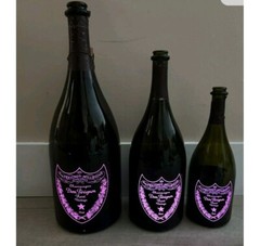 3empty DomPerignon ChampaBottle 750 ML , 3 Different Size , 750 ML , 1.5 Lt ,3lt