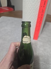 Vintage 1950s Christian Brothers Champagne Brut Green Glass Bottle! Rare To Find