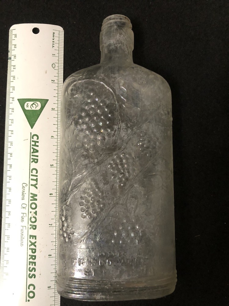 antique frisco wine co a36 4/5 pint bottle