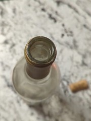 Biltmore Estate Christmas Wine Bottle EMPTY With Cork White Wine 12&Prime; 2011