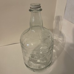 Vintage MOGEN & DAVID 1 GALLON Clear GLASS WINE BOTTLE With Lid – Star Of David