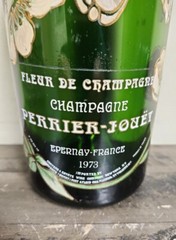 Vintage 1973 Perrier-Jouet 52 Oz. Large Champagne Bottle