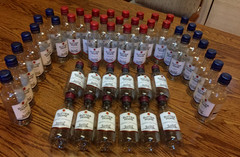 48 Sutter Home Wine 187 ML Empty Plastic Bottles & Lids- Great for Crafts