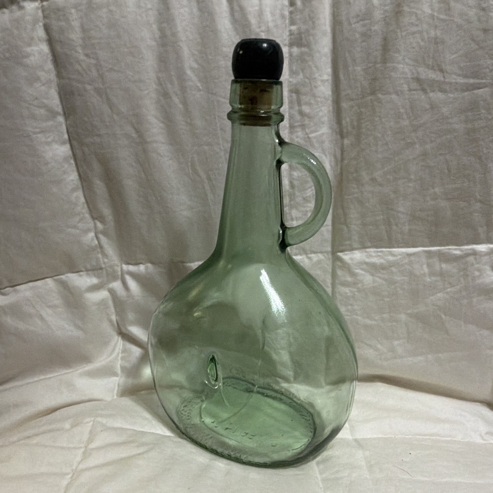 Almaden 1.5 liters Cork Top Bottle Vineyards Green Glass EX Condition